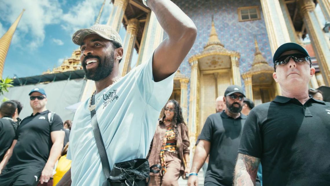 kyrie irving theragun