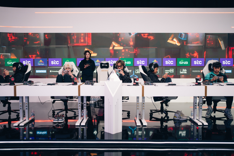 Area 77 during their match against Indonesia's RRQ Hoshi on June 24. 2025