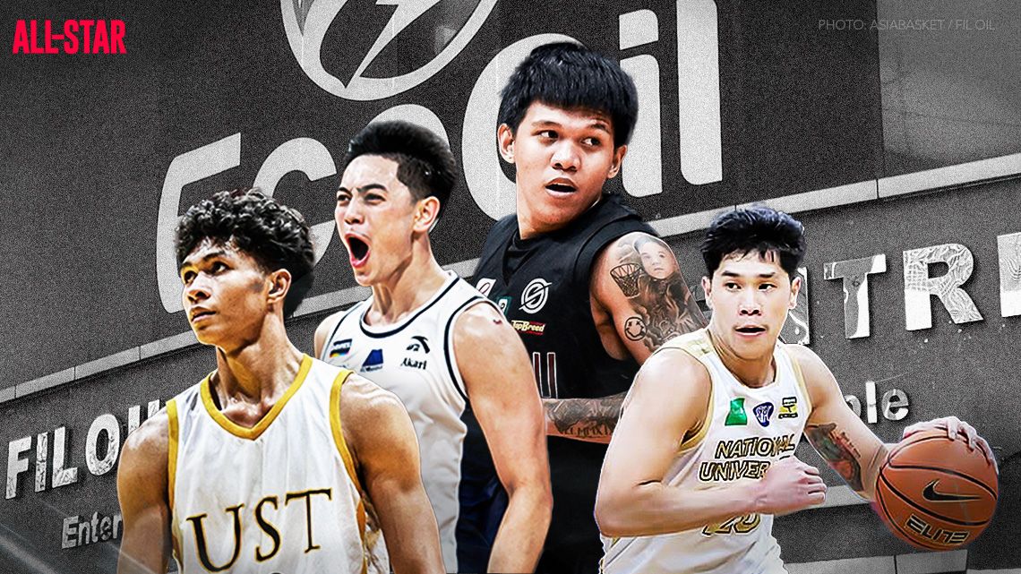UAAP players Koji Buenaflor, Matthew Montebon, Gerry Abadiano, and Jake Figueroa