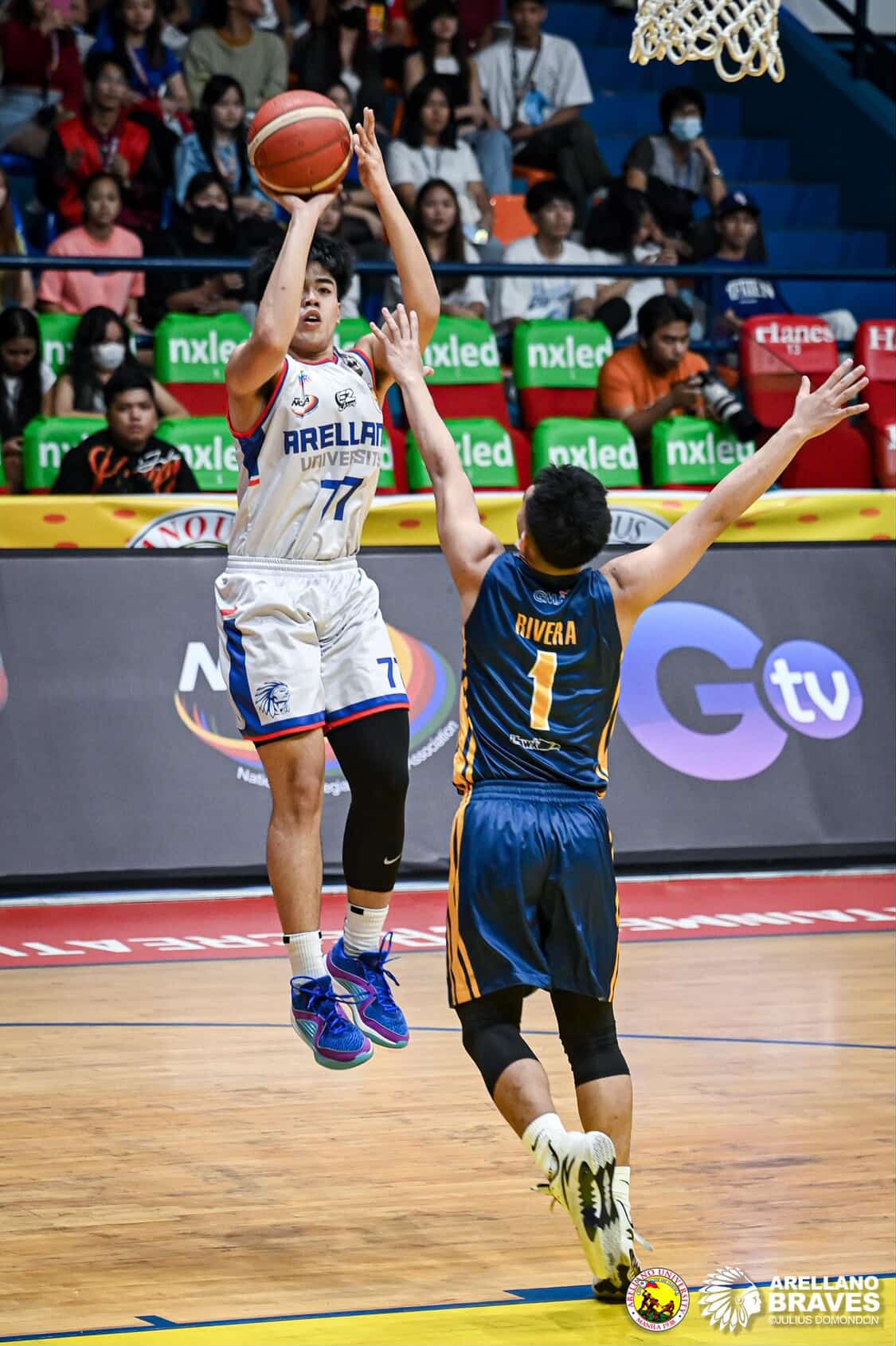 Axle Javier during his stint in the Arellano University program of the NCAA Juniors