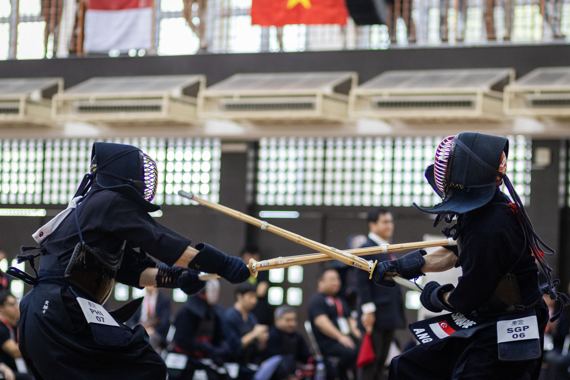 Philippines and Singapore battle for gold at the 13th AKT in Singapore. Photo: Ini Roces