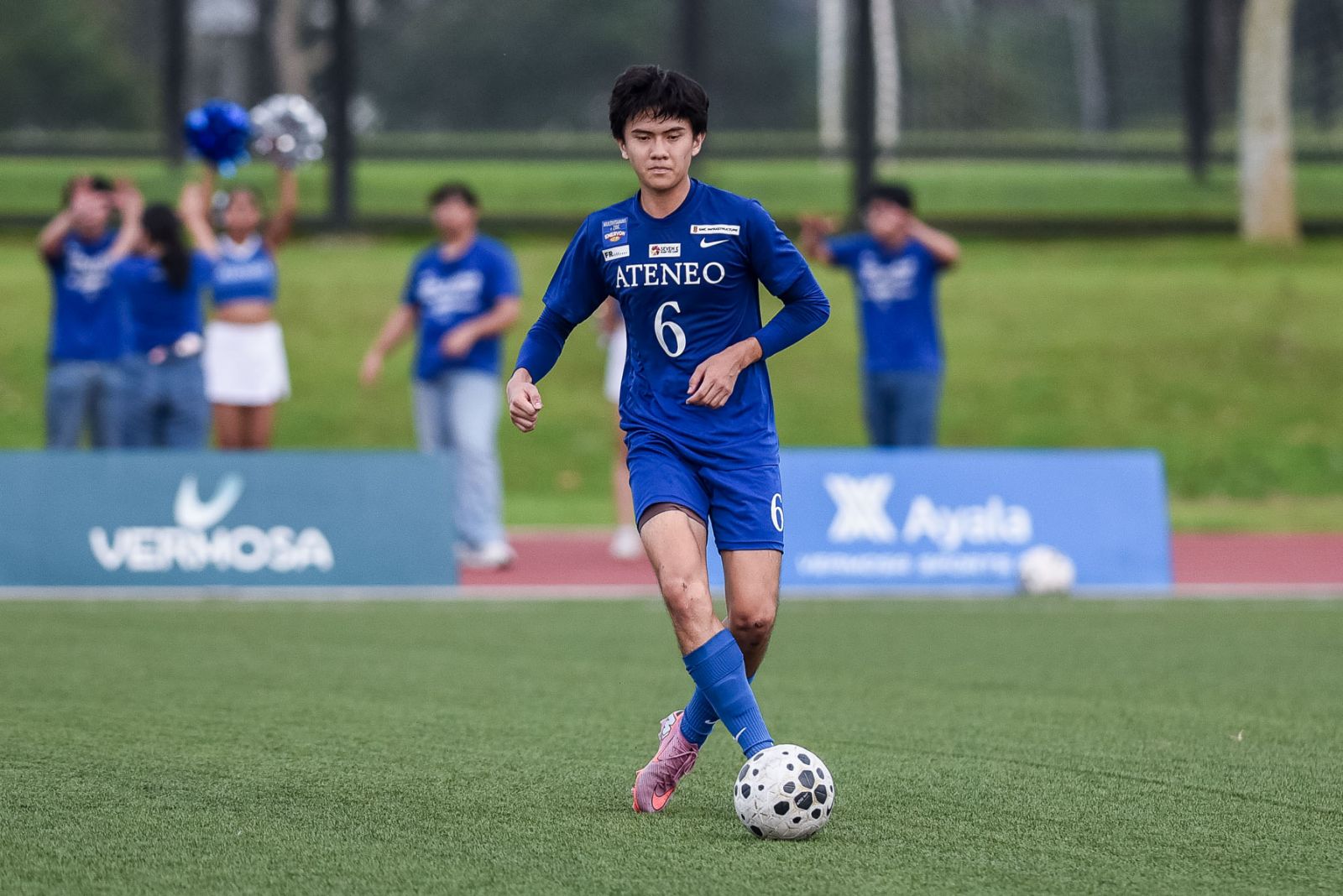 Mateo Lacson, Midfielder, Ateneo Men's Football Team UAAP Season 88. Photo: UAAP