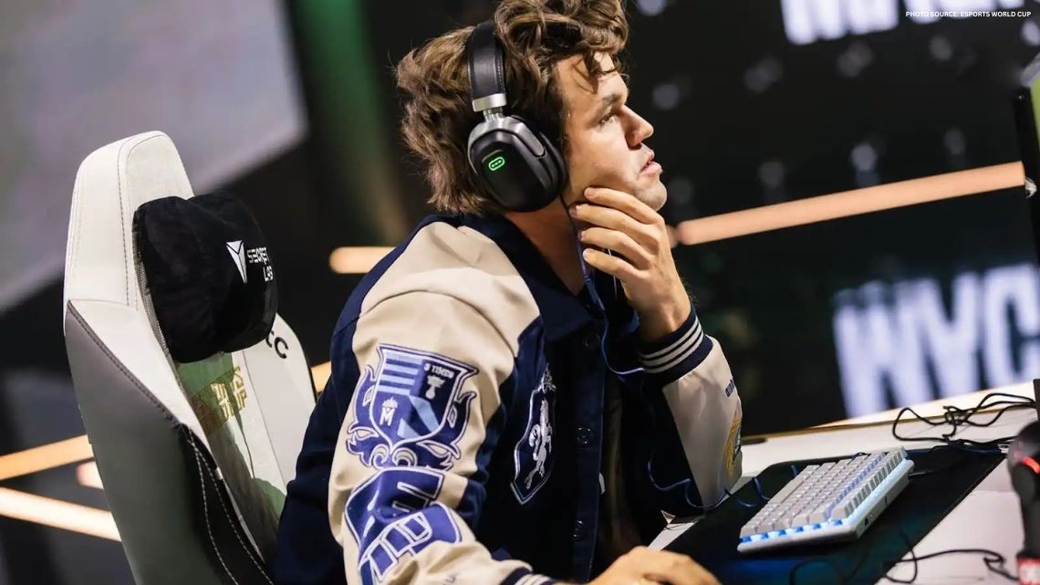 Magnus Carlsen at the Esports World Cup 2025