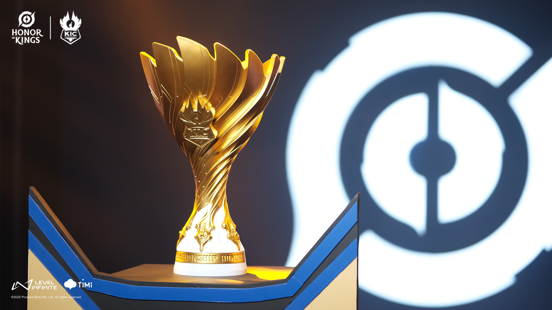 HoK: KIC 2025 trophy on display at the Ayala Malls Manila Bay