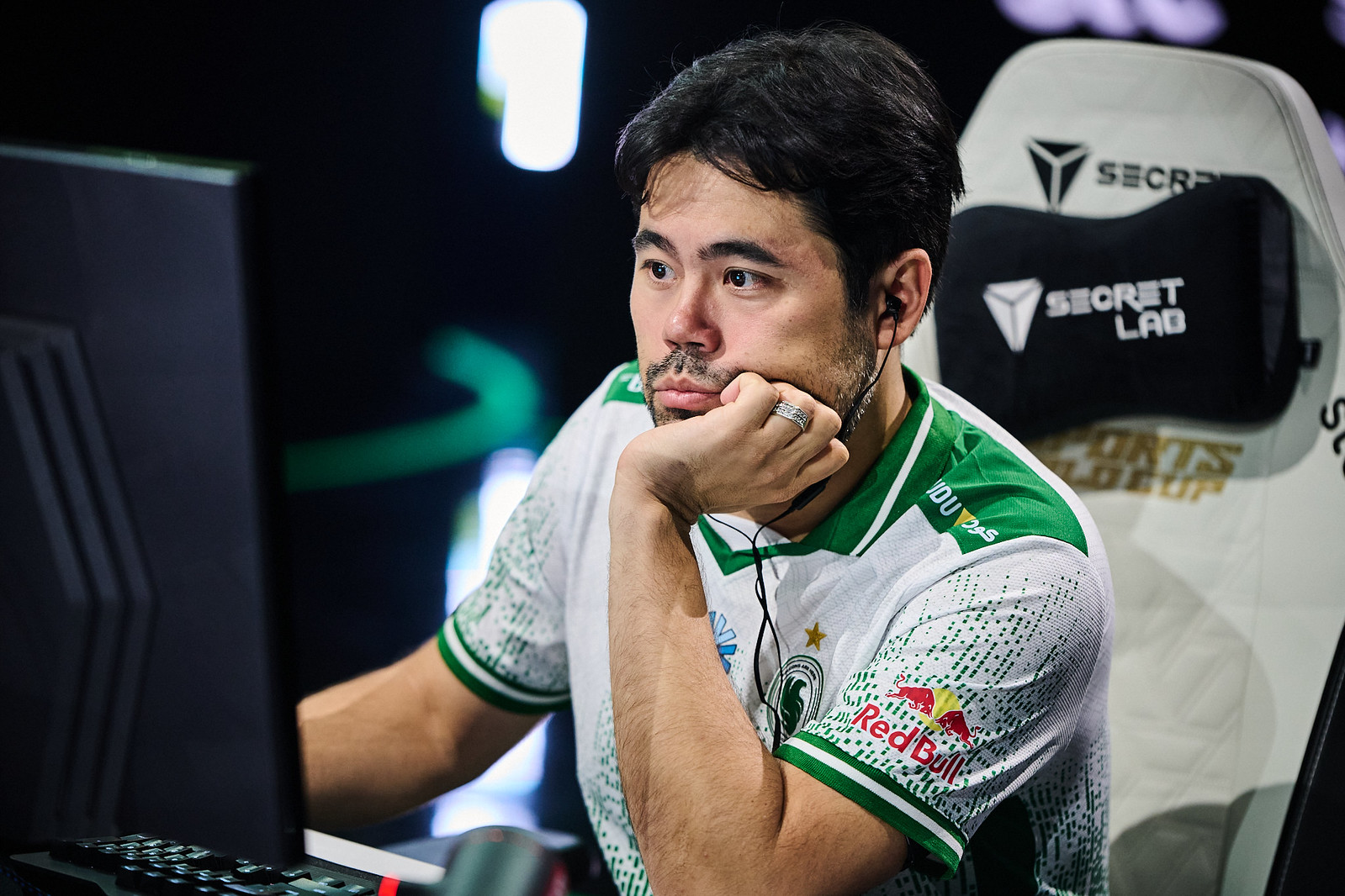 Team Falcons's Hikaru Nakamura at the Esports World Cup 2025