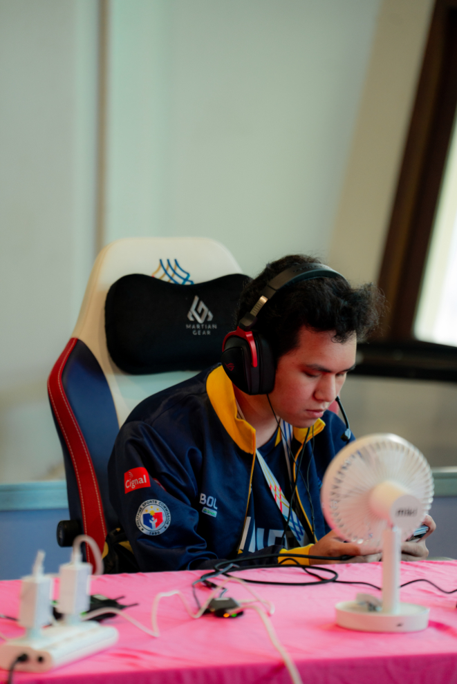 Karl Gabriel Nepomuceno, aka KarlTzy at the 33rd Southeast Asian Games or SEA Games 2025 in Thailand.