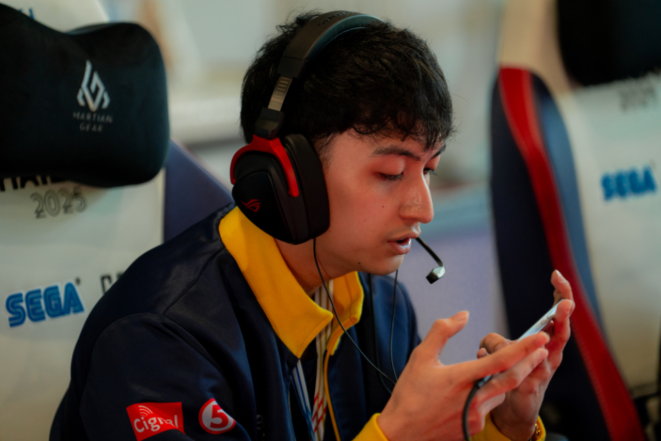 Kiel Soriano, aka Oheb at the 33rd Southeast Asian Games or SEA Games 2025 in Thailand.