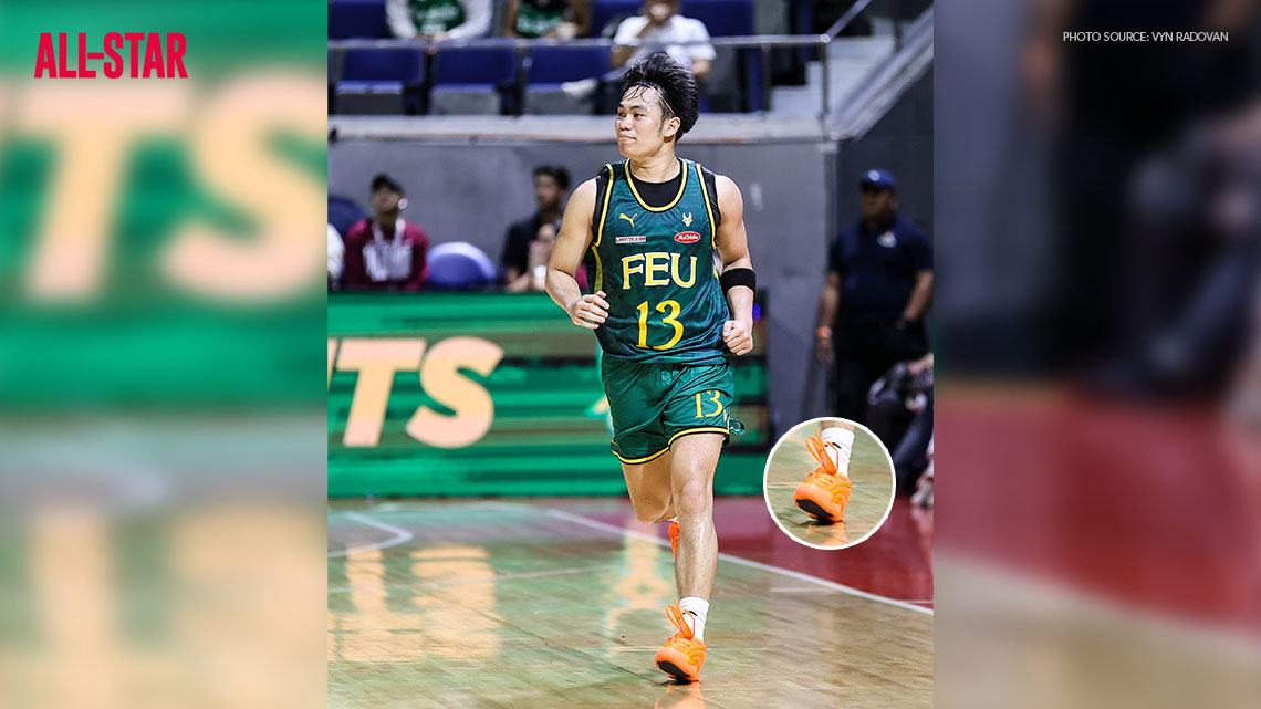 adidas Harden Vol. 9 on Janrey Pasaol of FEU