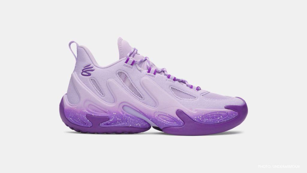 purple curry basketball shoes