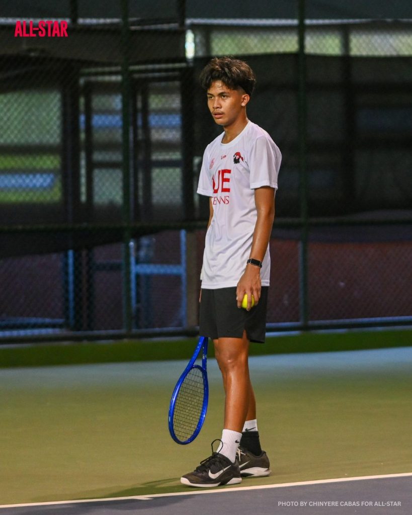 JB Aguilar Tennis Player UAAP. ALL-STAR Magazine