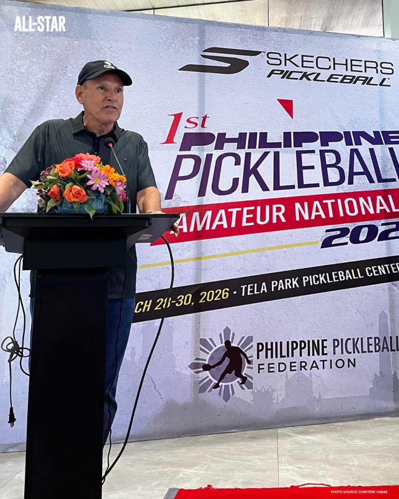 Mike Johnson of the Skechers Pickleball Philippine Pickleball Amateur Nationals