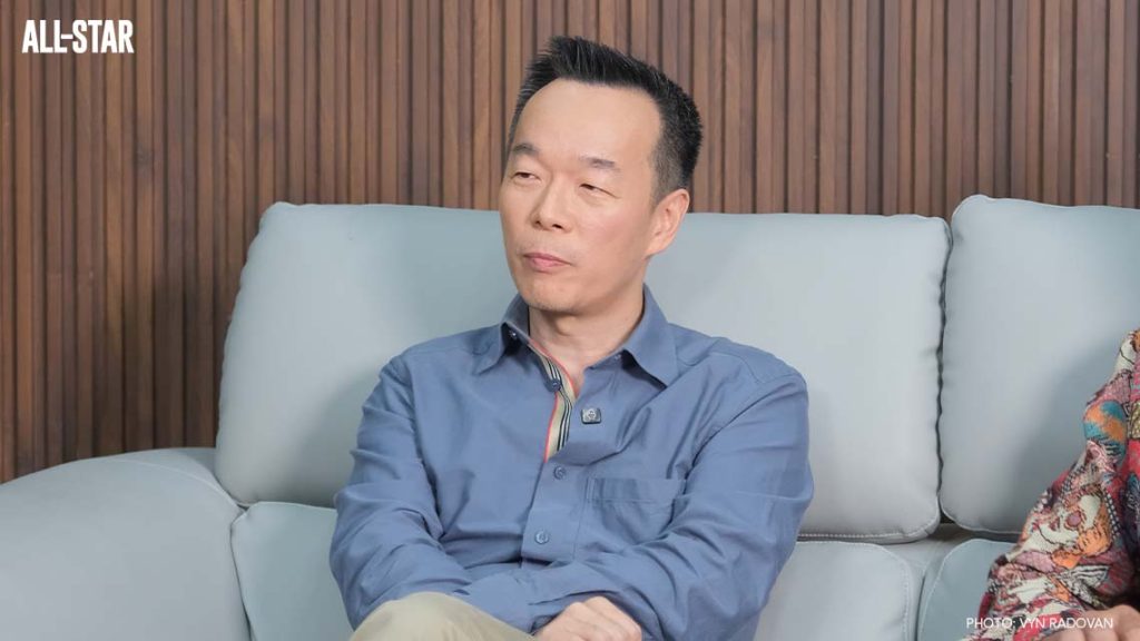 Erick Su, CEO of ArenaPlus, during a podcast interview discussing the NBA Playoffs MVP Bracket promo