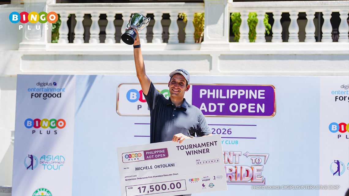 Michele Ortolani Claims First Professional Title at 2026 BingoPlus Philippine ADT Open