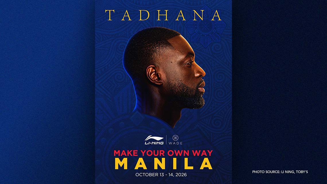Dwyane Wade is Coming to Manila for the TADHANA: Make Your Own Way Manila Tour