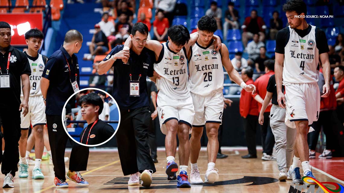 Manalili Grateful Injury Wasn’t Worse, Continues to Lead Letran From Sidelines