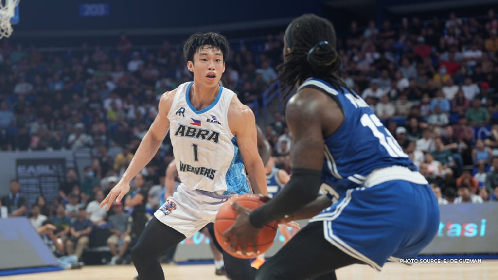 Dave Ildefonso defending his opponent during Abra's EASL debut